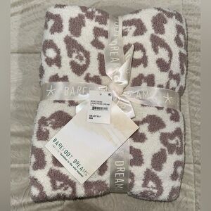 Barefoot Dreams Cozychic Leopard Print Blanket